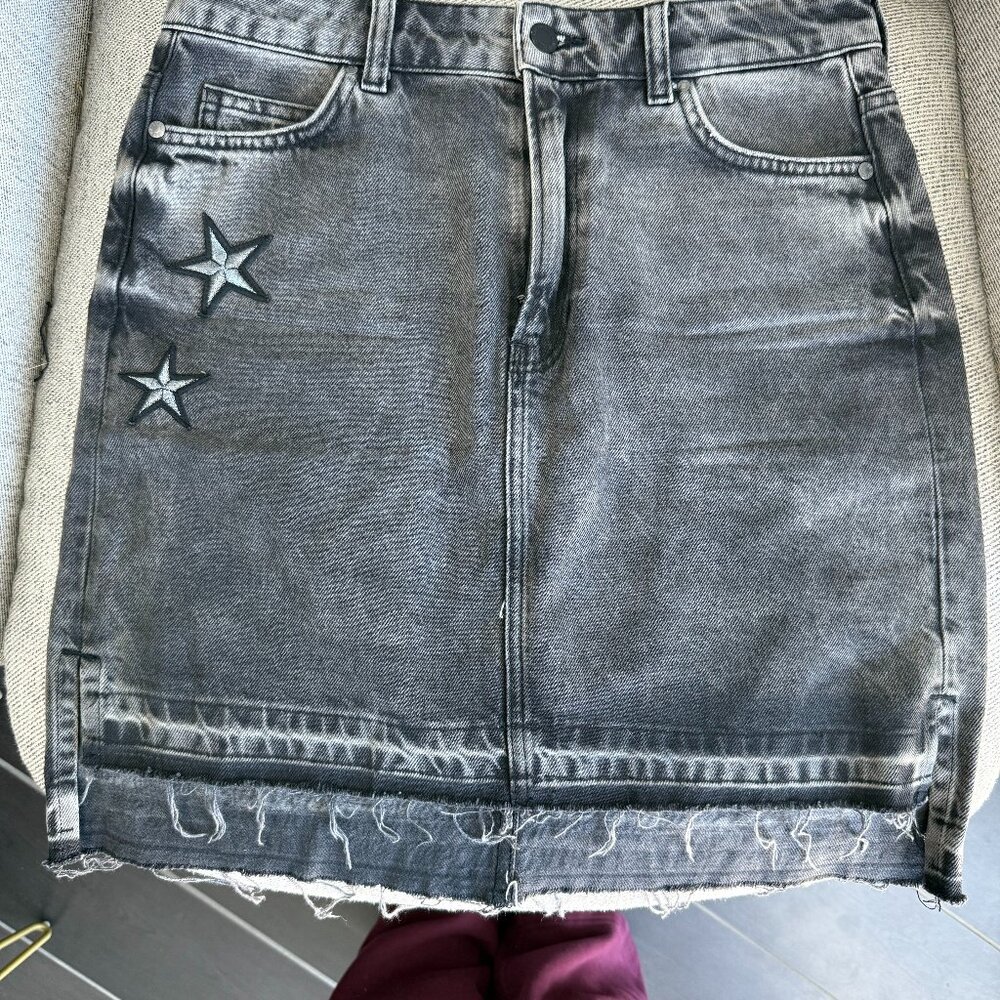 Guess Dark Denim Skirt